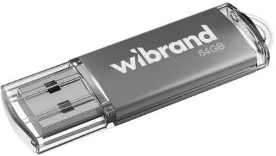 Флеш-память USB Wibrand 64GB Cougar Silver USB 2.0 WI2.0/CU64P1S