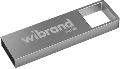 Флешка Wibrand 64GB Shark Silver USB 2.0 WI2.0/SH64U4S