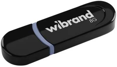 Флеш-память USB Wibrand 8GB Panther Black USB 2.0 WI2.0/PA8P2B