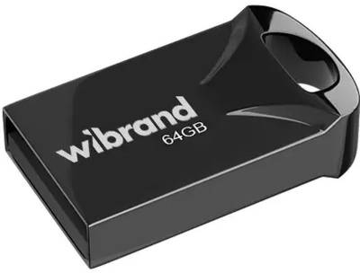 Флеш-память USB Wibrand 64GB Hawk Black USB 2.0 WI2.0/HA64M1B