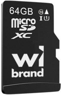 Флеш-карта Wibrand 64GB mictoSD class 10 UHS-I WICDXU1/64GB