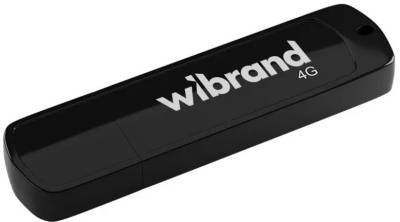 Флешка Wibrand 4GB Grizzly Black USB 2.0 WI2.0/GR4P3B