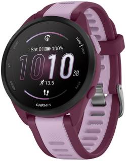 SmartWatch Garmin Forerunner 165 Music, GPS, WiFi, Berry/Lilac, GPS 010-02863-33