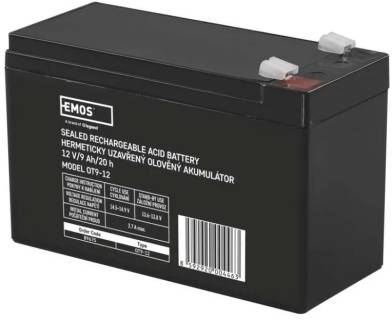 Аккумулятор EMOS B9675 AGM 12V 9Ah fast 6,3mm