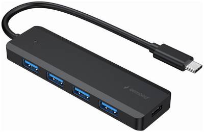 Разветвитель Gembird 4 ports USB 3.1,USB-C, USB-C PD UHB-CM-U3P4P-01