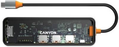 Разветвитель Canyon Docking Station DS-13 4k 7-in-1 USB-C CNS-TDS13