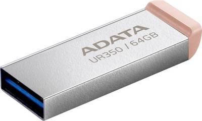 Флешка ADATA 64GB UR 350 Silver/Beige USB 3.2 UR350-64G-RSR/BG