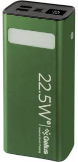 Павербанк Gelius Lightstone GP-PB300 30000mAh QC+PD (22.5W) Green 00000090465