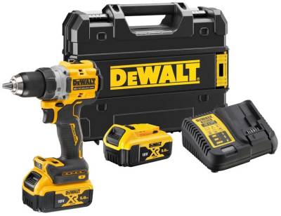 Шуруповерты DeWALT XR Li-Ion 18V 5Ah, 90 Нм, 0-650/0-2000 об/хв DCD800P2T