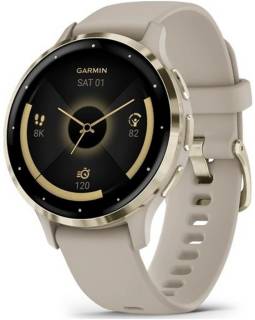 SmartWatch Garmin Venu 3S, French Gray + Soft Gold, GPS 010-02785-02