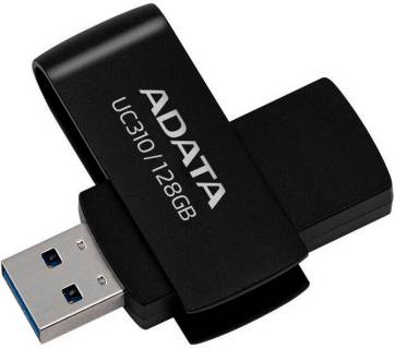 Флешка ADATA 128GB UC310 USB 3.2 Black UC310-128G-RBK
