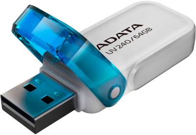 Флешка ADATA 64GB AUV 240 White USB 2.0 AUV240-64G-RWH