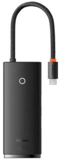 Разветвитель Baseus USB-C 6-in-1 HDMI + 2xUSB 3.0 + PD + SD/TF black WKQX050101