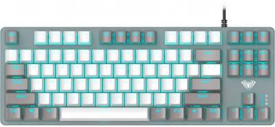Клавиатура Aula F3287 Keycap KRGD Blue USB UA Grey/White 6948391240954