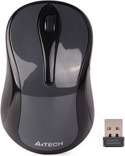 Мышка A4Tech G3-280NS Silent Wireless Glossy Grey 4711421951005
