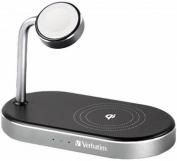 Зарядка Verbatim 3in1 Apple Watch and iPhone Charging Stand 49556