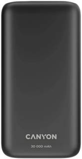 Дополнительные внешние аккумуляторы Canyon PB-301 30000mAh PD/20W, QC/3.0 CNE-CPB301B