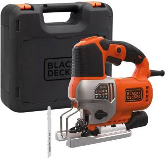 Электролобзики Black&Decker 50 Вт, 1000 - 3100 хід/хв, 2.2 кг, кейс BES610K