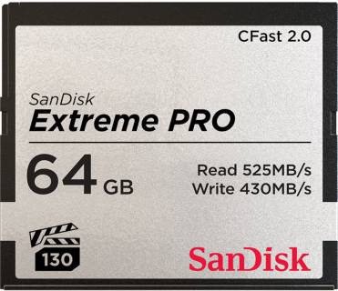 Флеш-карта SanDisk 64GB CFast 2.0 Extreme Pro SDCFSP-064G-G46D