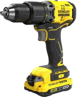 Шуруповерты STANLEY FatMax, Li-lon 18 В, 60 Нм, 2 АКБ + ЗП, кейс SFMCD715D2K
