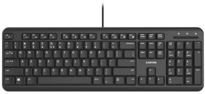 Клавиатура Canyon HKB-20 Velvet USB UA Black CNS-HKB02