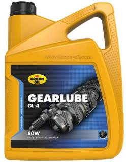 Трансмиссионное масло Kroon-Oil GEARLUBE GL-4 80W 5л KL 01323
