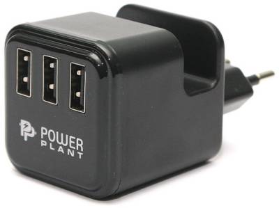 Зарядное устройство PowerPlant W-360 3*USB/3.4A DV00DV5065