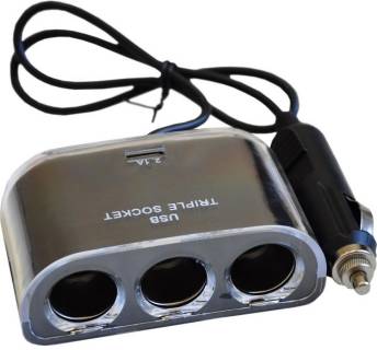 Зарядное устройство Atcom ES-09 (HUB 3*DC12 + 1*USB, 2.1A) 13151