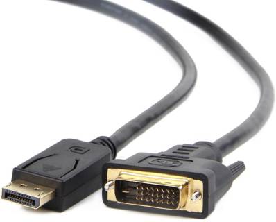 Кабель CABLEXPERT DisplayPort M to DVI M 1.8m 24+1pin CC-DPM-DVIM-1.8М/CC-DPM-DVIM-6