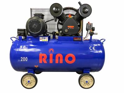 Авто компресор Rino поршневий з ресивером 15 бар, 60 м3 HM-V-0.48/200L