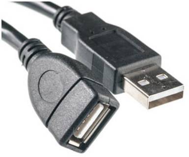 Кабель PowerPlant USB 2.0 AM/AF 0.5m KD00AS1210