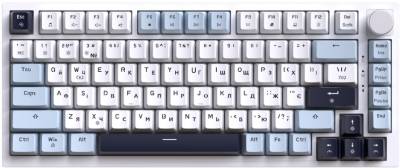 Клавиатура GamePro MK160 V2 Warden QLAB Sakura Linear RGB USB UA Whit MK160-V2-BL-QS