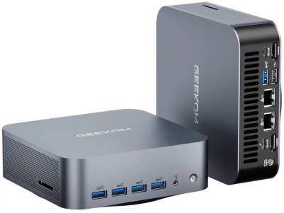 Системный блок GEEKOM GT1 Mega AI Mini PC / Ultra9 185H, 16, 1TB, built- GMGT1Mega-U9-185H-161-EU