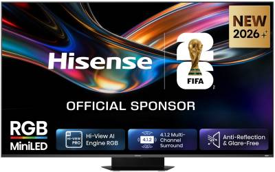 Телевизор Hisense 85 RGB Mini-LED UR9S 4K AI Engine Smart TV 2026 85UR9S