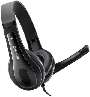 Наушники Canyon CHSU-1 USB Black CNS-CHSU1B