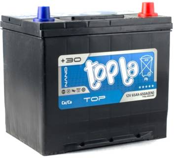 Авто/мото аккумуляторы Topla 65 Ah/12V Top/Energy Japan Euro 118 665