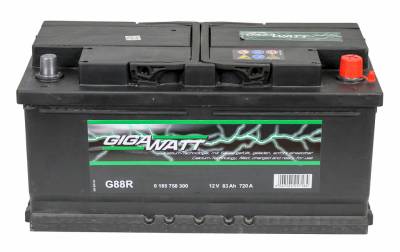 Авто/мото аккумуляторы Gigawatt 83A 0185758300