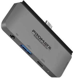 Разветвитель Promate USB Hub 4 ports padhub-pro.grey