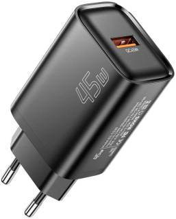Зарядные устройства ESSAGER USB-A QC3.0 45W black ECT45W-RPB01-Z