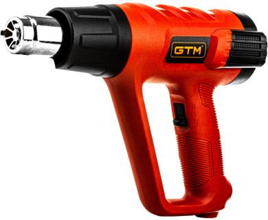 Фены технические GTM HG2000EM, 2000Вт, 80-600С, 300/500л/хв, LCD-диспле