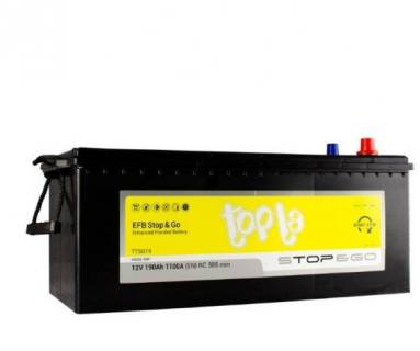 Авто/мото аккумуляторы Topla 190 Ah/12V  EFB  Truck 491 612