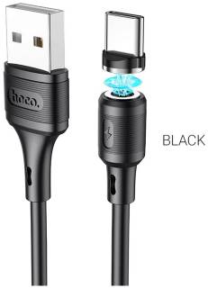 Кабель HOCO USB 2.0 AM to USB-C 1.0m 3A magnetic X52 black 6931474735546