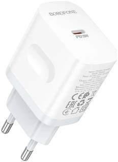 Зарядные устройства BOROFONE BA99A USB-C PD20W white 6941991121357
