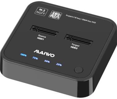 Карманы для HDD Maiwo 2*SATA M.2 SSD Key B/B+M USB 3.1 Gen1 Type-C K3016SG1