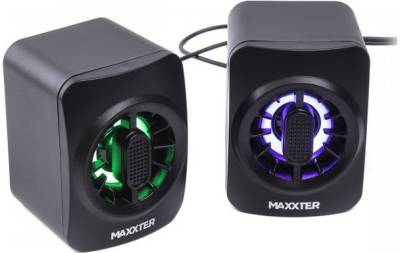Акустическая система Maxxter CSP-U005RGB USB Black