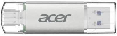 Флешка Acer 64GB UT300 USB-A/Type-C 3.2 Silver BL.9BWWA.589