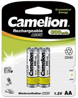 Аккумулятор CAMELION AA 800mAh Ni-Cd * 2 R6-2BL NC-AA800BP2