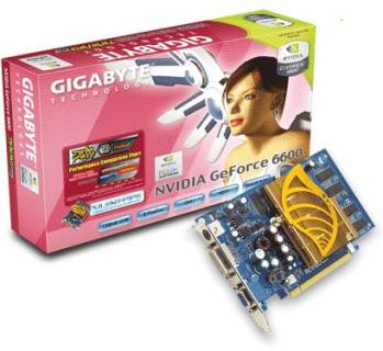Видеокарта Gigabyte Geforce GF 6600 128 GV-NX66128DP