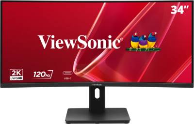 Монитор Viewsonic 34 UWQHD Curved Monitor with KVM Switch (VA3420C-2)
