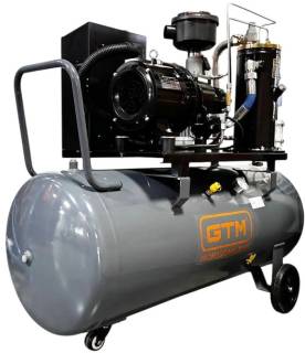 Компрессор GTM гвинтовий, ресивер 200л, 680л/хв, 5.5kW, 8бар, 380 DLG5.5V/inv